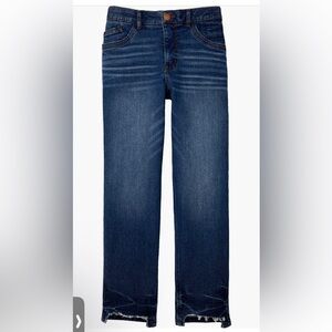 NWOT Democracy Ab Tech Straighy Leg Ankle Crop Stretch Denim Jeans Womens 8